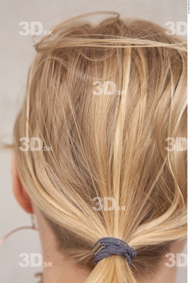 Hair Woman White Casual Slim