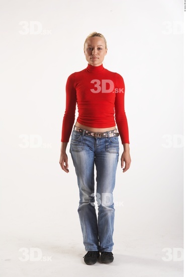 Whole Body Woman Animation references White Casual Slim