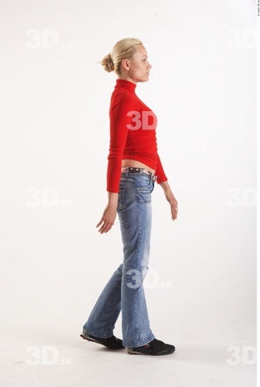 Whole Body Woman Animation references White Casual Slim