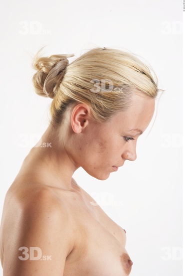 Neck Woman Animation references White Nude Slim