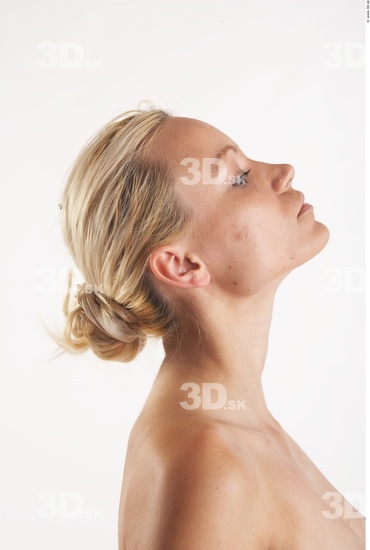 Neck Woman Animation references White Nude Slim