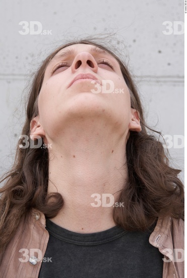 Neck Whole Body Man Woman Casual Slim Street photo references