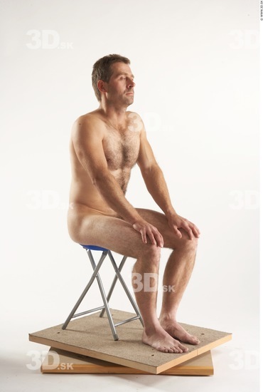 Whole Body Man Artistic poses White Nude Athletic