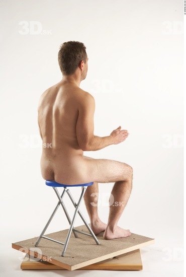 Whole Body Man Artistic poses White Nude Athletic