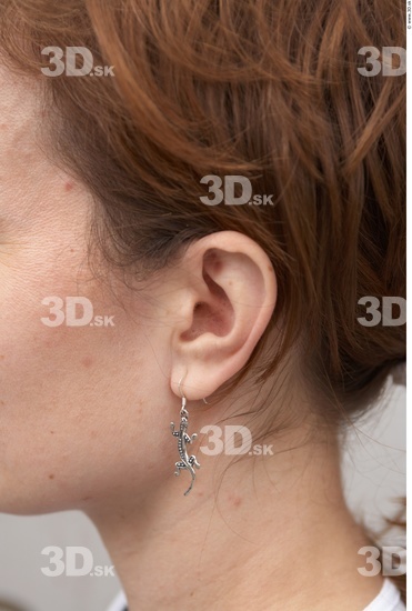 Ear Whole Body Woman Tattoo Casual Slim Street photo references