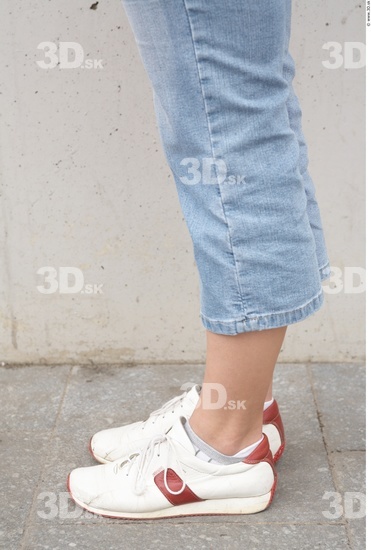 Calf Whole Body Woman Tattoo Casual Slim Street photo references