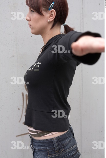 Upper Body Whole Body Woman Tattoo Casual Slim Street photo references