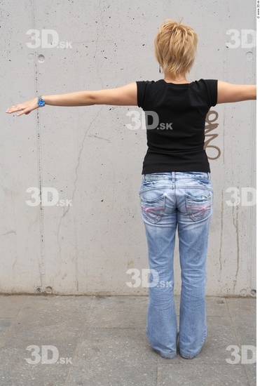 Whole Body Woman Casual Slim Street photo references