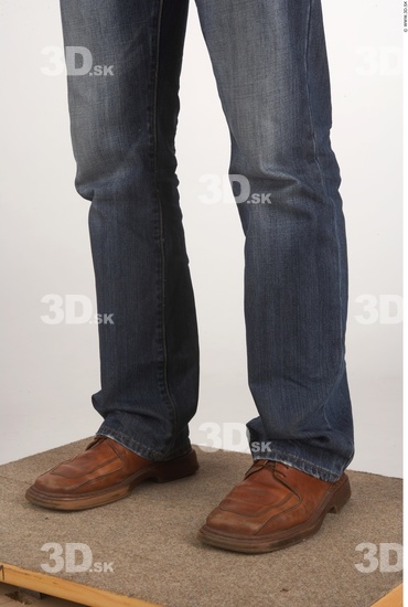 Calf Man White Casual Slim