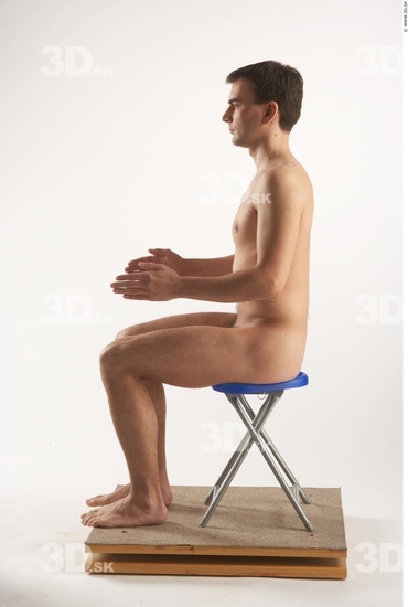 Whole Body Man Artistic poses White Nude Slim