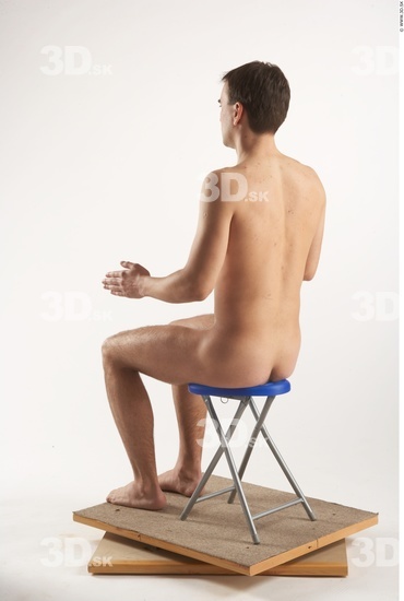 Whole Body Man Artistic poses White Nude Slim