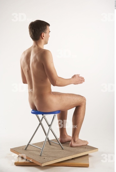 Whole Body Man Artistic poses White Nude Slim