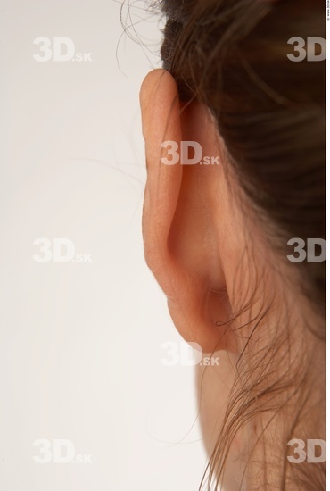 Ear Woman White Nude Slim