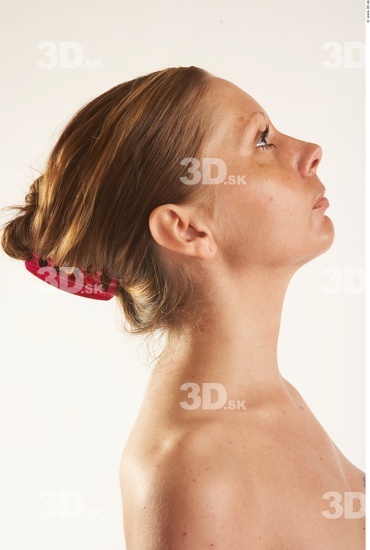 Neck Woman Animation references White Nude Slim