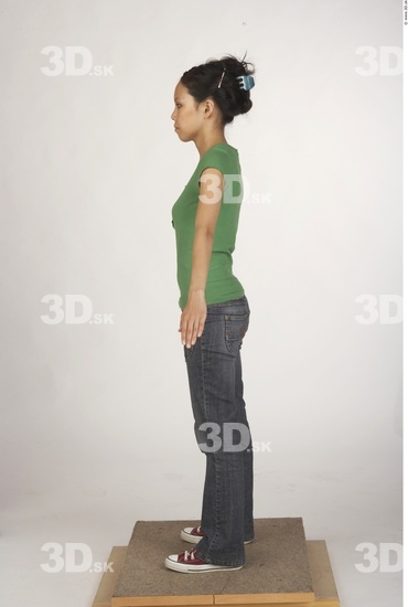 Whole Body Woman Asian Casual Slim