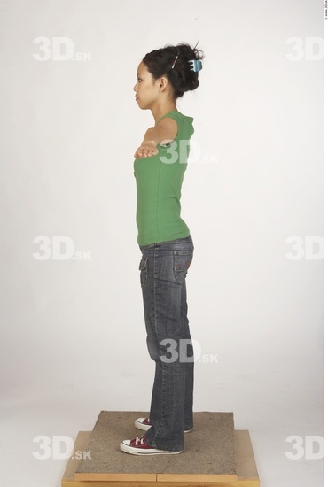Whole Body Woman Asian Casual Slim