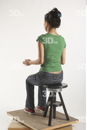 Whole Body Woman Artistic poses Asian Casual Slim