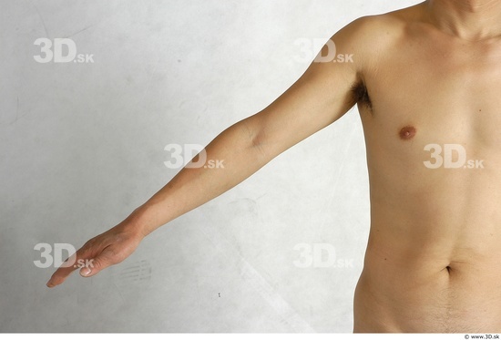 Whole Body Phonemes Man Asian Nude Slim Male Studio Poses