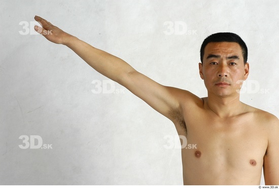 Whole Body Phonemes Man Asian Nude Slim Male Studio Poses