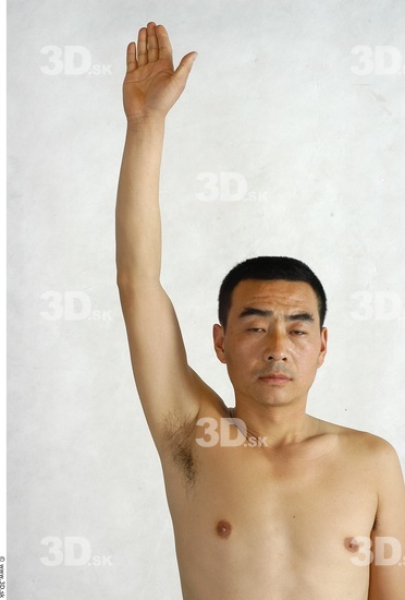 Whole Body Phonemes Man Asian Nude Slim Male Studio Poses