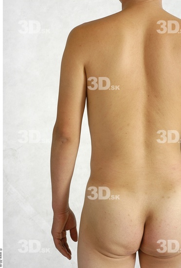 Whole Body Phonemes Man Asian Nude Slim Male Studio Poses