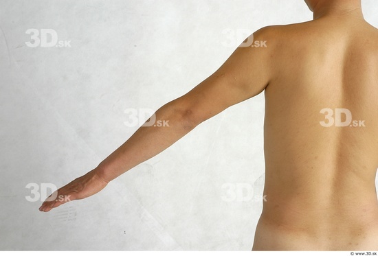 Whole Body Phonemes Man Asian Nude Slim Male Studio Poses