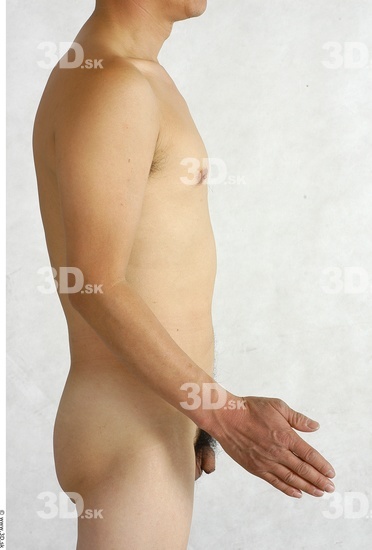 Whole Body Phonemes Man Asian Nude Slim Male Studio Poses