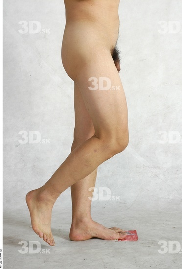 Whole Body Phonemes Man Asian Nude Slim Male Studio Poses