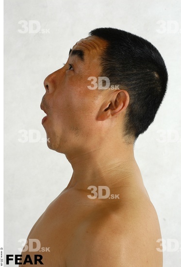 Whole Body Phonemes Man Asian Nude Slim Male Studio Poses