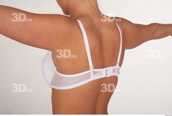 Back Woman White Underwear Athletic