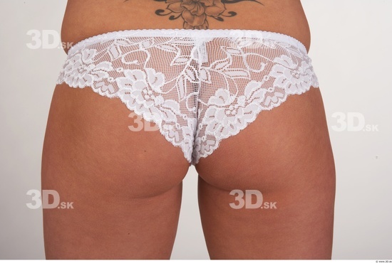 Bottom Woman White Underwear Athletic