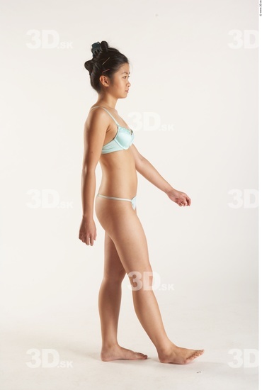 Whole Body Woman Animation references Asian Underwear Slim