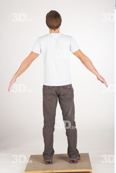 Whole Body Man White Casual Athletic