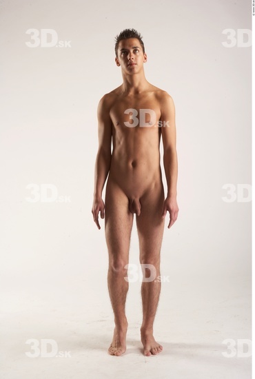 Whole Body Phonemes Man Other White Nude Slim Male Studio Poses