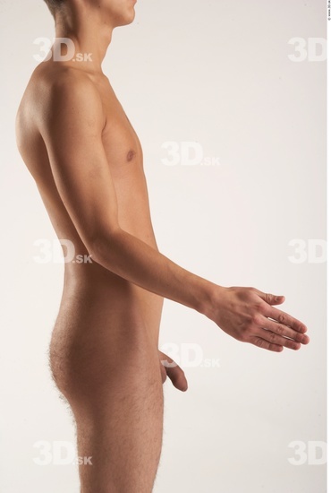 Whole Body Phonemes Man Other White Nude Slim Male Studio Poses