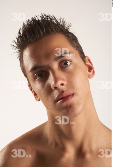 Whole Body Phonemes Man Other White Nude Slim Male Studio Poses