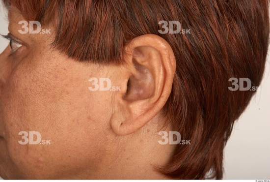 Ear Woman White Nude Average