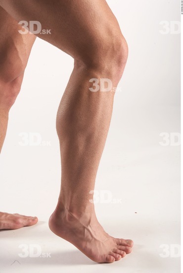 Calf Man Animation references White Nude Muscular