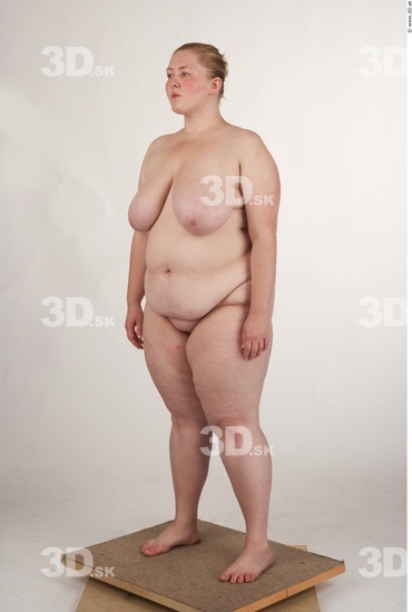 Whole Body Woman White Nude Overweight