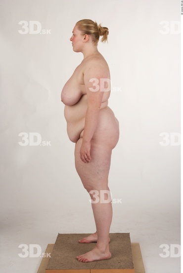 Whole Body Woman White Nude Overweight