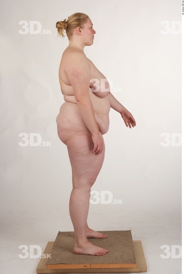 Whole Body Woman White Nude Overweight