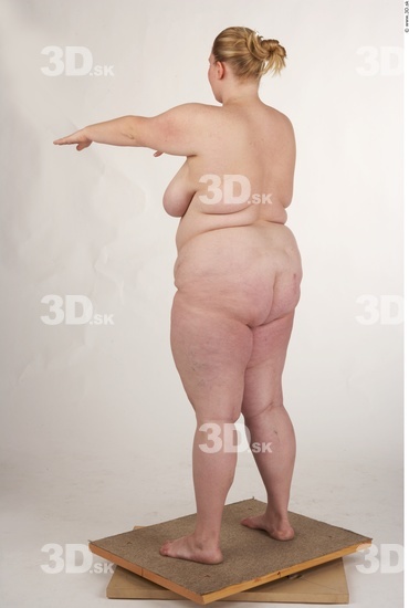 Whole Body Woman White Nude Overweight