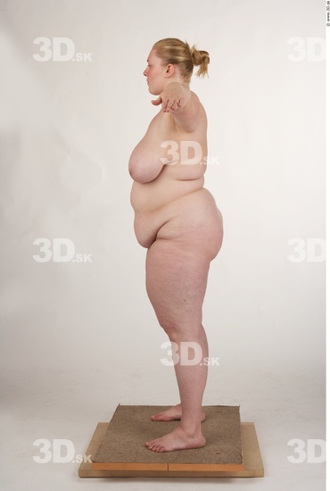 Whole Body Woman White Nude Overweight