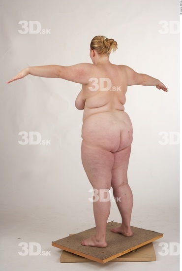 Whole Body Woman White Nude Overweight