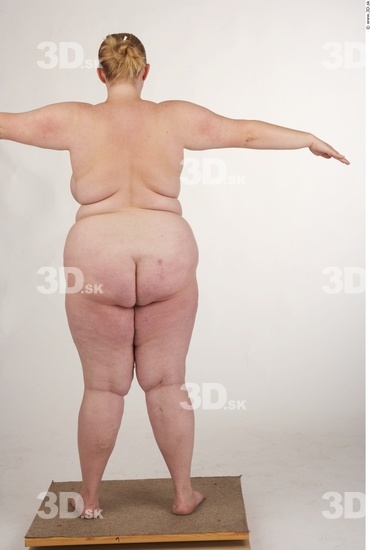 Whole Body Woman White Nude Overweight