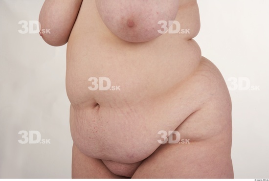 Belly Woman White Nude Overweight