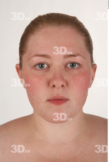 Head Woman White Nude Overweight