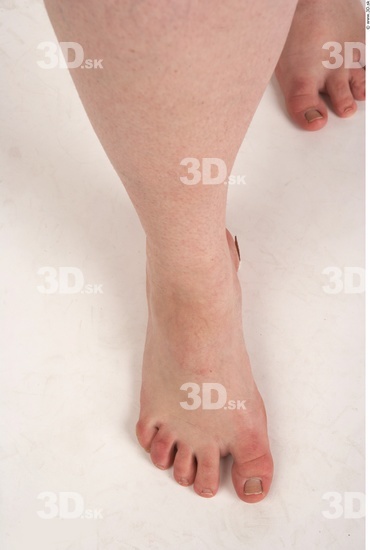 Foot Woman White Nude Overweight