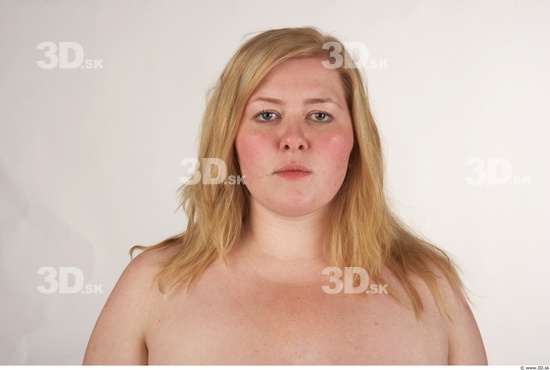 Head Woman White Nude Overweight