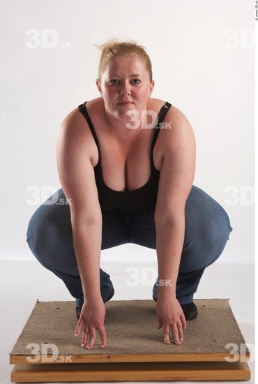 Whole Body Woman Other White Casual Overweight